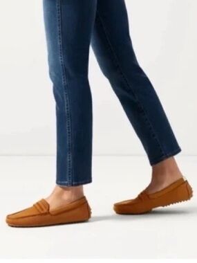 ROTHYS | driver loafers in amber